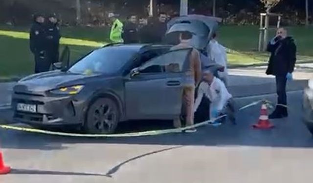 Seyir halindeki otomobile silahlı saldırı