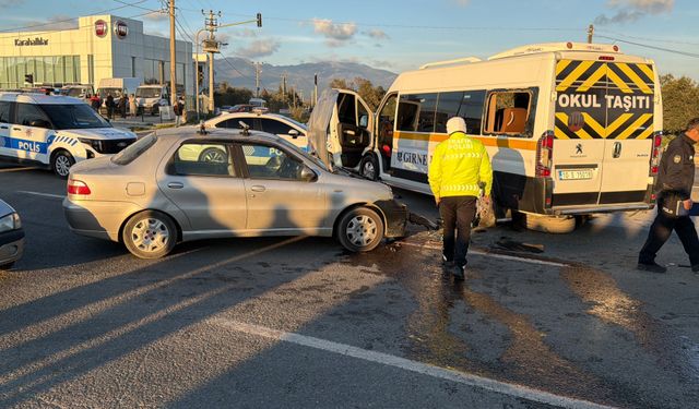 Öğrenci servisi panik yarattı