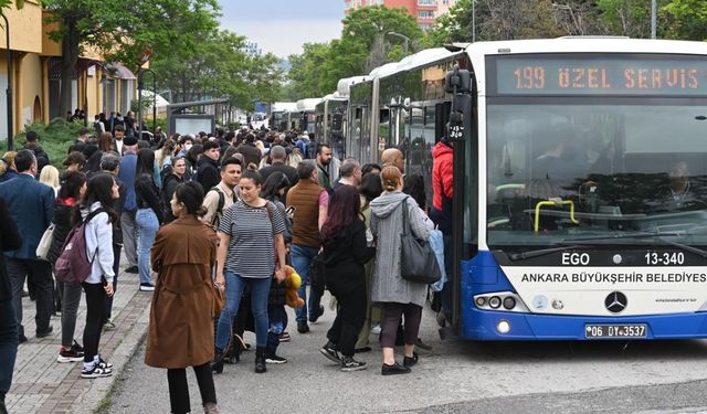 Başkentte toplu ulaşıma zam!