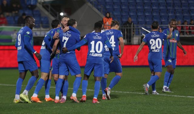 Rizespor gol yağmuruyla turladı