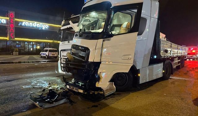 Susurluk'ta tır kazası