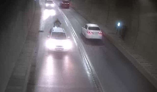 Tünelde durunca olanlar oldu