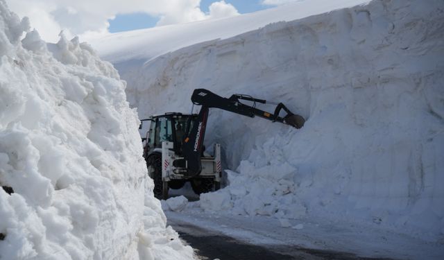 Muş’ta kar kalınlığı 6 metreyi aştı