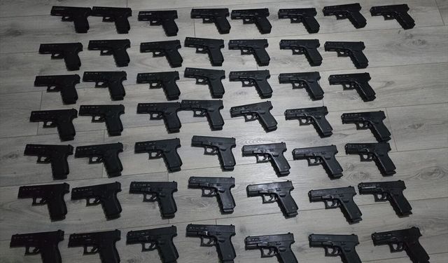 Operasyonda 50 tabanca ele geçirildi!