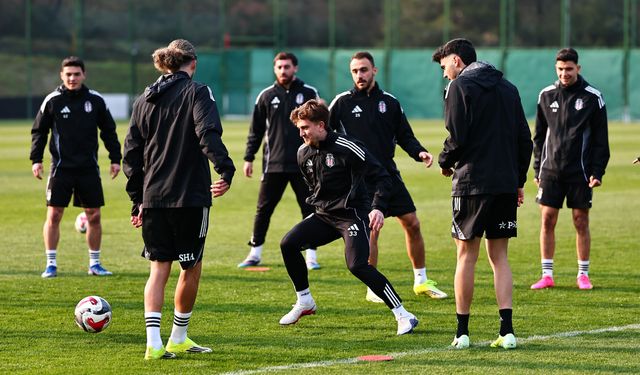 Beşiktaş, Galatasaray maçı hazırlıklarını tamamladı