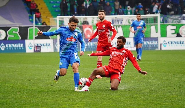 Çaykur Rizespor Antalyaspor'u 1-0 mağlup etti