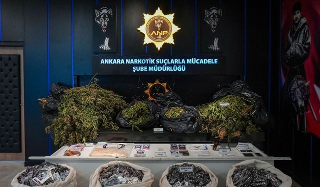 Ankara'da narkotik operasyonu: 105 gözaltı