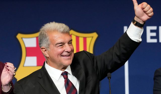 Barcelona'da Joan Laporta, yeniden başkan seçildi