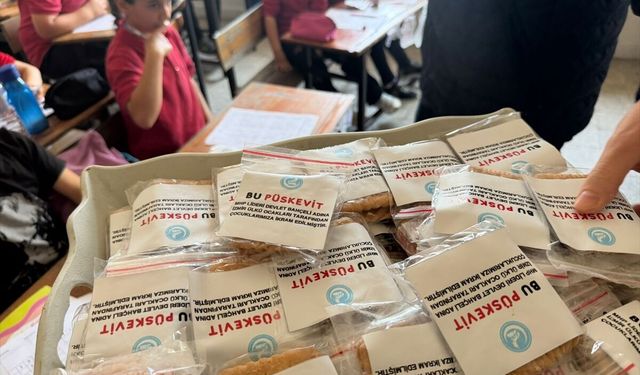 Ülkü Ocakları okullarda 'püskevit' dağıttı!