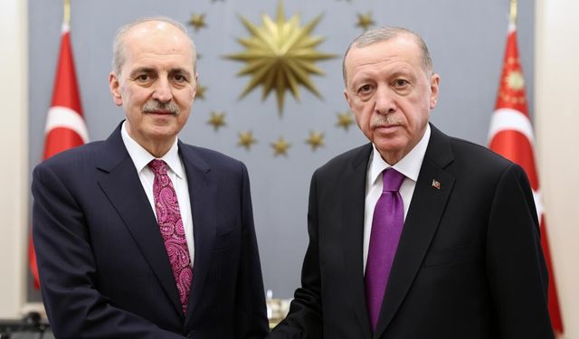 Meclis'te önemli zirve: Erdoğan, Kurtulmuş ile görüştü