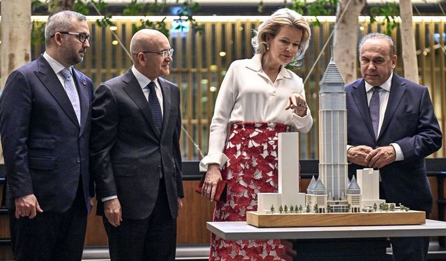 Belçika Kraliçesi İstanbul Finans Merkezini ziyaret etti!