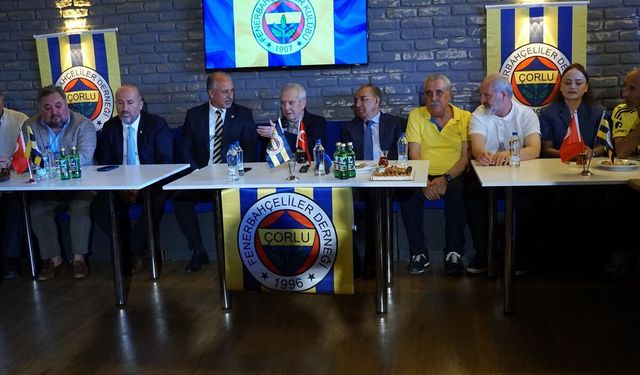 Aziz Yıldırım Tekirdağ'da Fenerbahçelilerle buluştu!