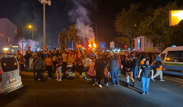 Tekirdağ'da şampiyonluk kutlaması
