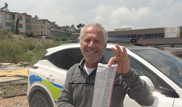 İlk kez ceza yedi, polis ekiplerini tebrik etti!