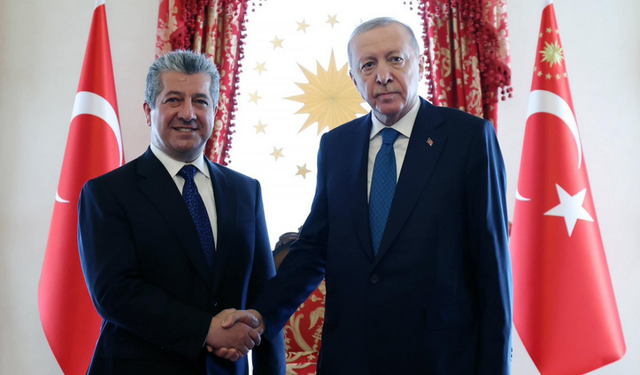 Erdoğan, Barzani ile görüştü