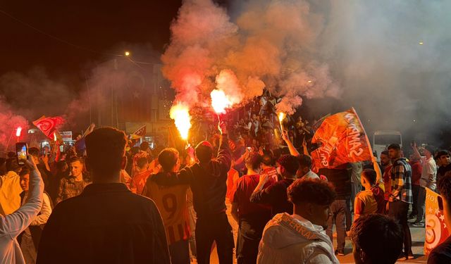 Galatasaray’ın şampiyonluğu Adıyaman’da kutlandı