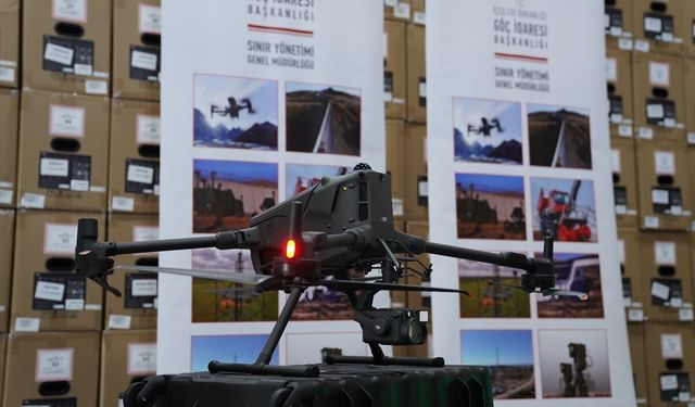 Sınır güvenliği için termal kameralı 391 dron envantere alındı