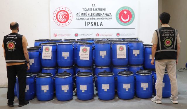 İpsala'da 4 ton 321 kilo uyuşturucu ele geçirildi