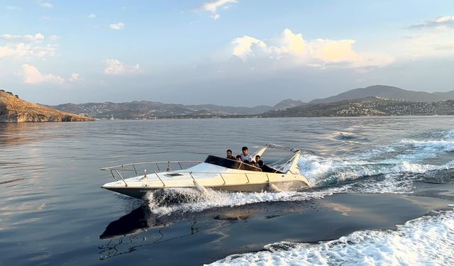 Bodrum açıklarında 18 göçmen yakalandı!