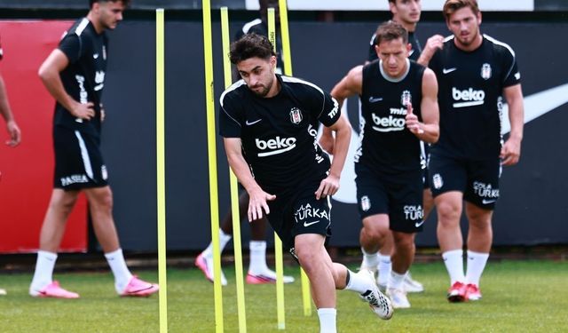 Dusan Vlahovic, Beşiktaş ile ilk antrenmanına çıktı
