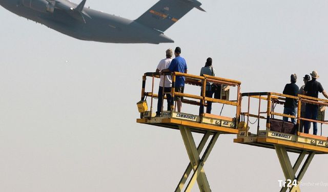ABD askeri nakliye uçağı Moskova'ya indi
