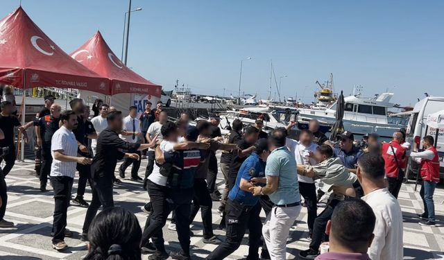 Silivri’de gergin anlar: Basın mensuplarına saldırı kamerada
