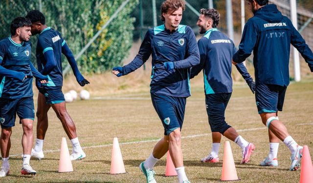Erzurumspor FK, Çorum FK maçının hazırlıklarını tamamladı
