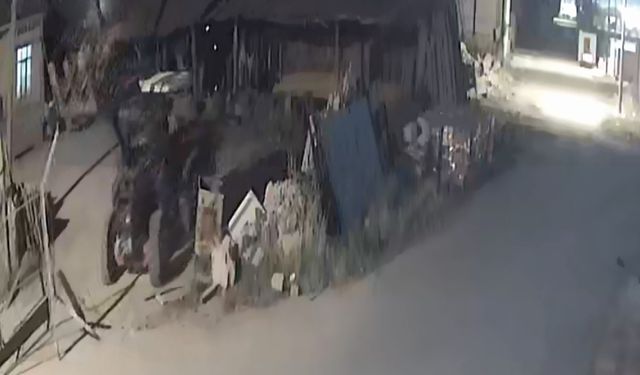 Otomobil ve traktör hırsızı önce kameraya, sonra polise yakalandı