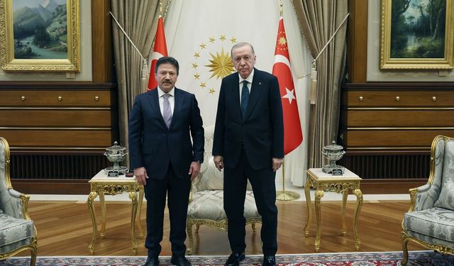 Erdoğan, TESK Genel Başkanı Yiğiner'i kabul etti