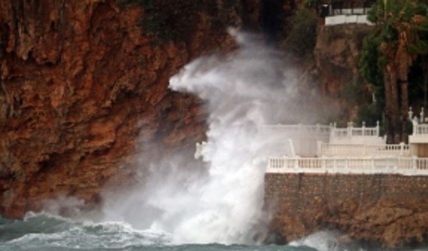 Antalya'da fırtına: Çatılar uçtu, ağaçlar devrildi