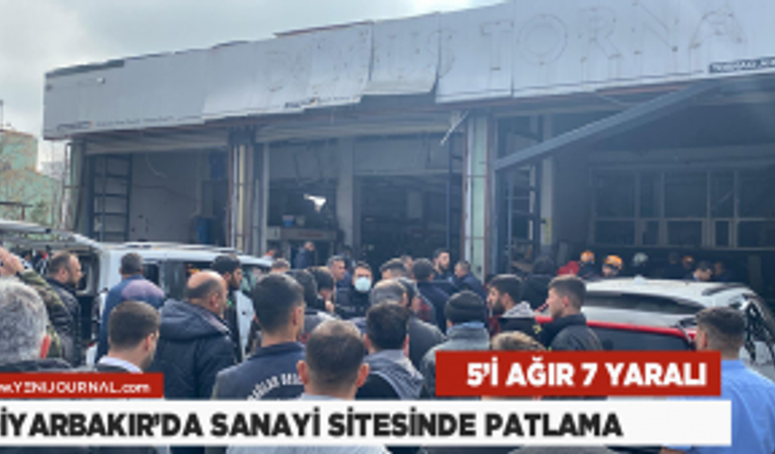 Diyarbakır'da Sanayi Sitesinde patlama