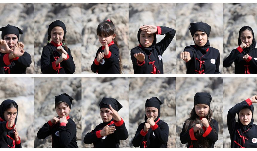 Bunlar da Afgan kadın ninjalar