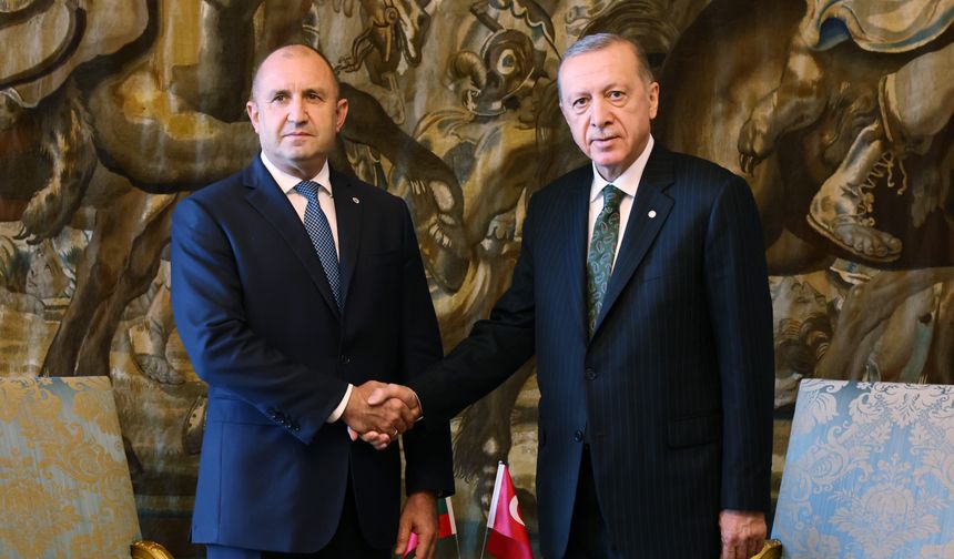 Cumhurbaşkanı Erdoğan, mevkidaşı Radev ile görüştü