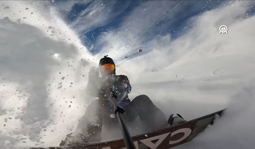 Ergan Dağı Kayak Merkezi Snowboard yapan sporcuların mekanı!
