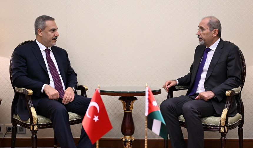 Dışişleri Bakanı Fidan Ürdün Dışişleri Bakanı es-Safedi ile görüştü