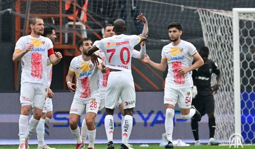Kayserispor Pendikspor'u 2-1 mağlup etti