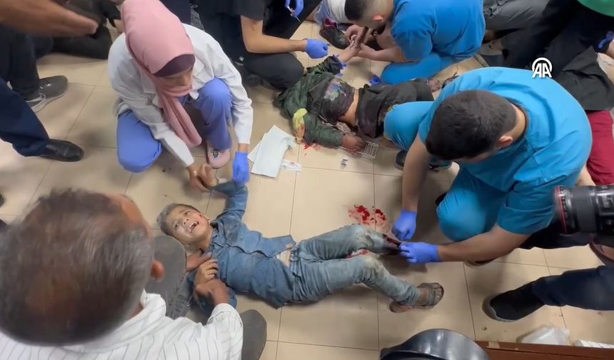Gazzeli çocuklara hastane köşelerinde narkozsuz müdahale!