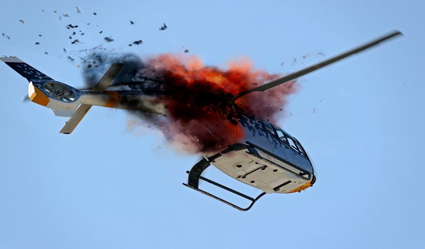 Askeri helikopter düştü: 8 kişi öldü!