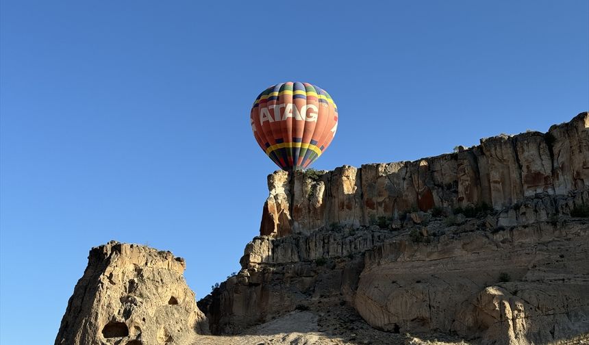 Medya temsilcileri Selime Katedrali'ni kuş bakışı izledi!