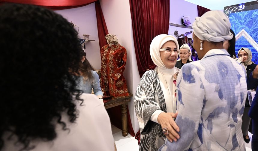 Emine Erdoğan, New York'ta Türk çeyiz geleneğini dünyaya tanıttı