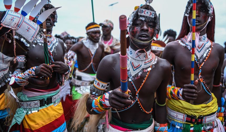 Kenya'da Maa topluluğunun Kültür Festivali