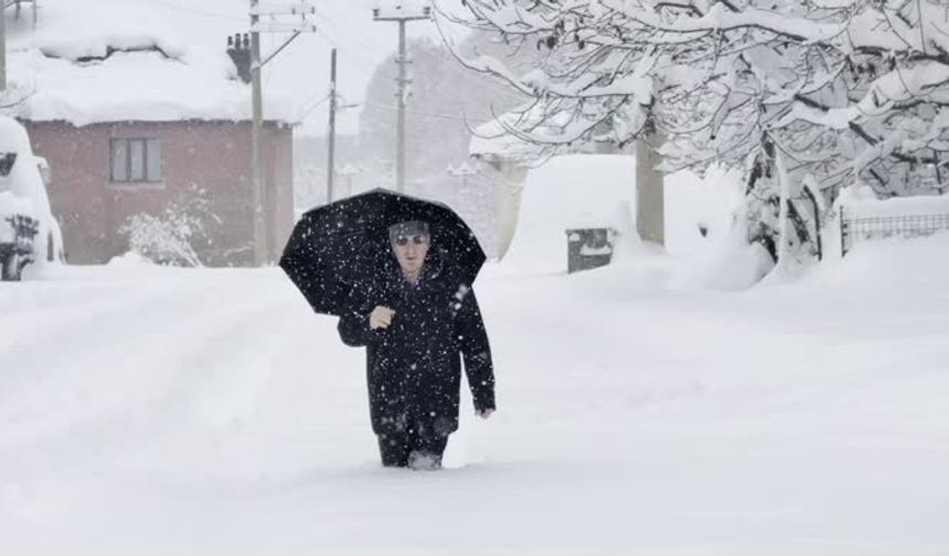 Bingöl Yedisu'da karda yürümek bile zorlaştı!