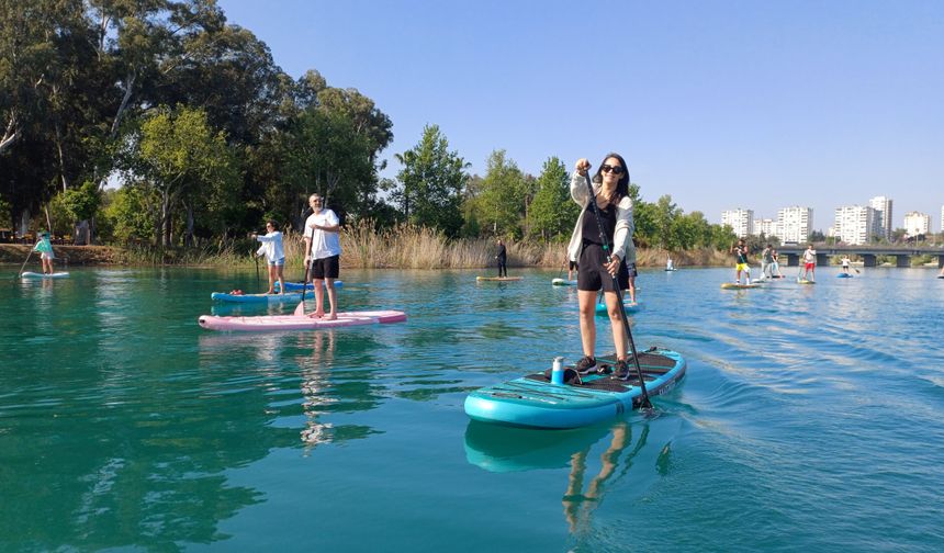 Seyhan Nehri'nde kano keyfi
