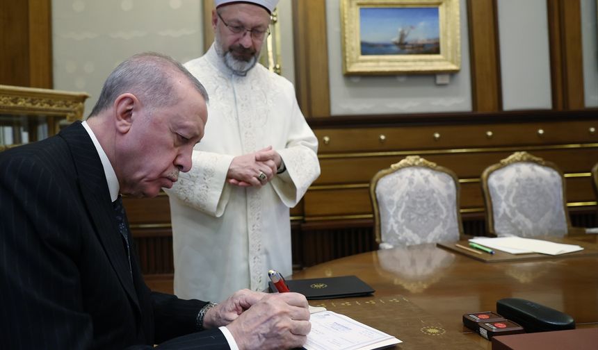 Erdoğan Diyanet Vakfına kurban bağışladı!