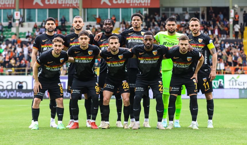 Kayserispor sezonun son maçına çıkacak