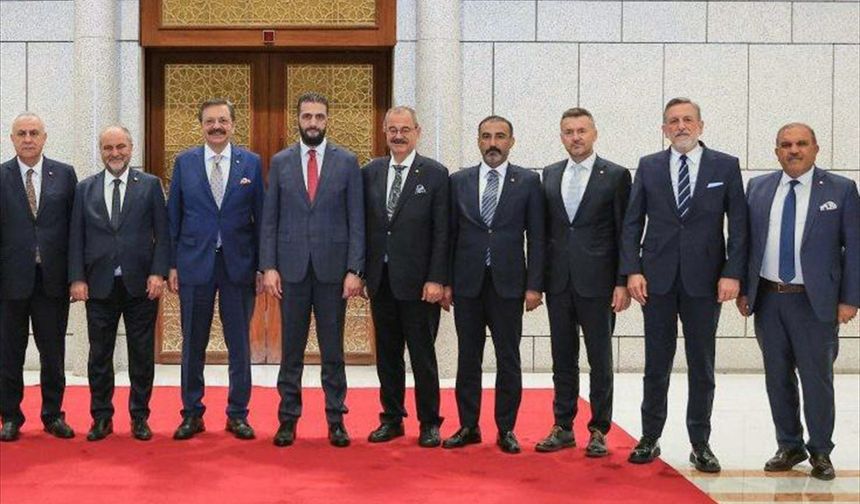 Türk işadamları Şara ile görüştü!