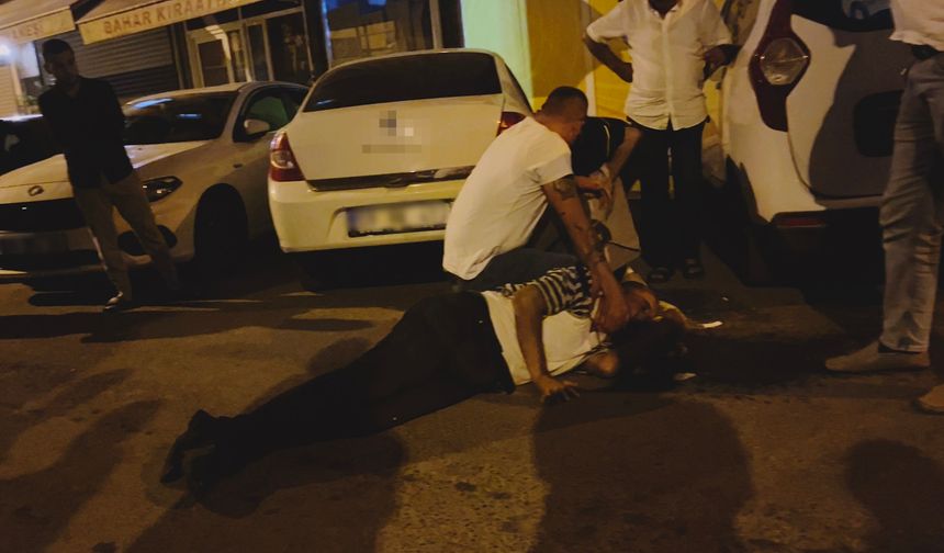 Tekirdağ'da silahlı saldırı anı kamerada