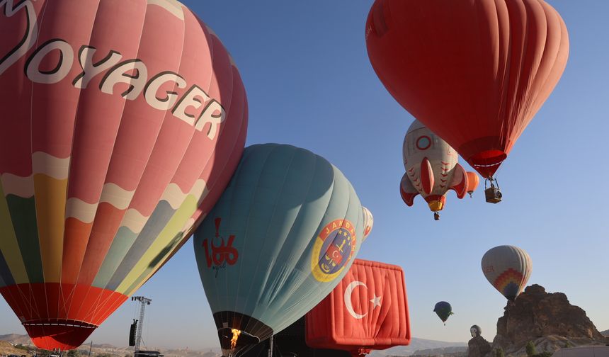 Kapadokya'da Balon Festivali başladı
