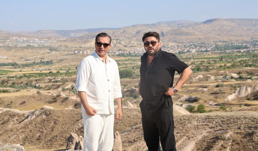 Rafet El Roman Kapadokya'da klip çekti