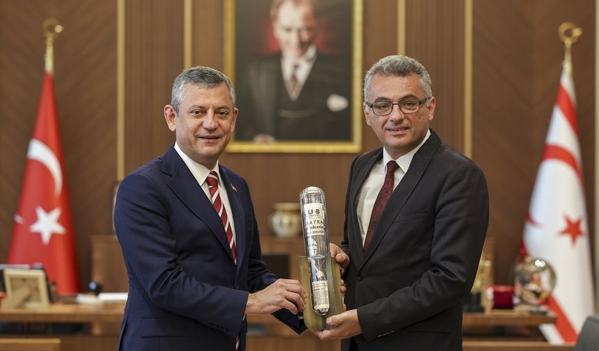 KKTC Cumhurbaşkanı Özgür Özel'i kabul etti